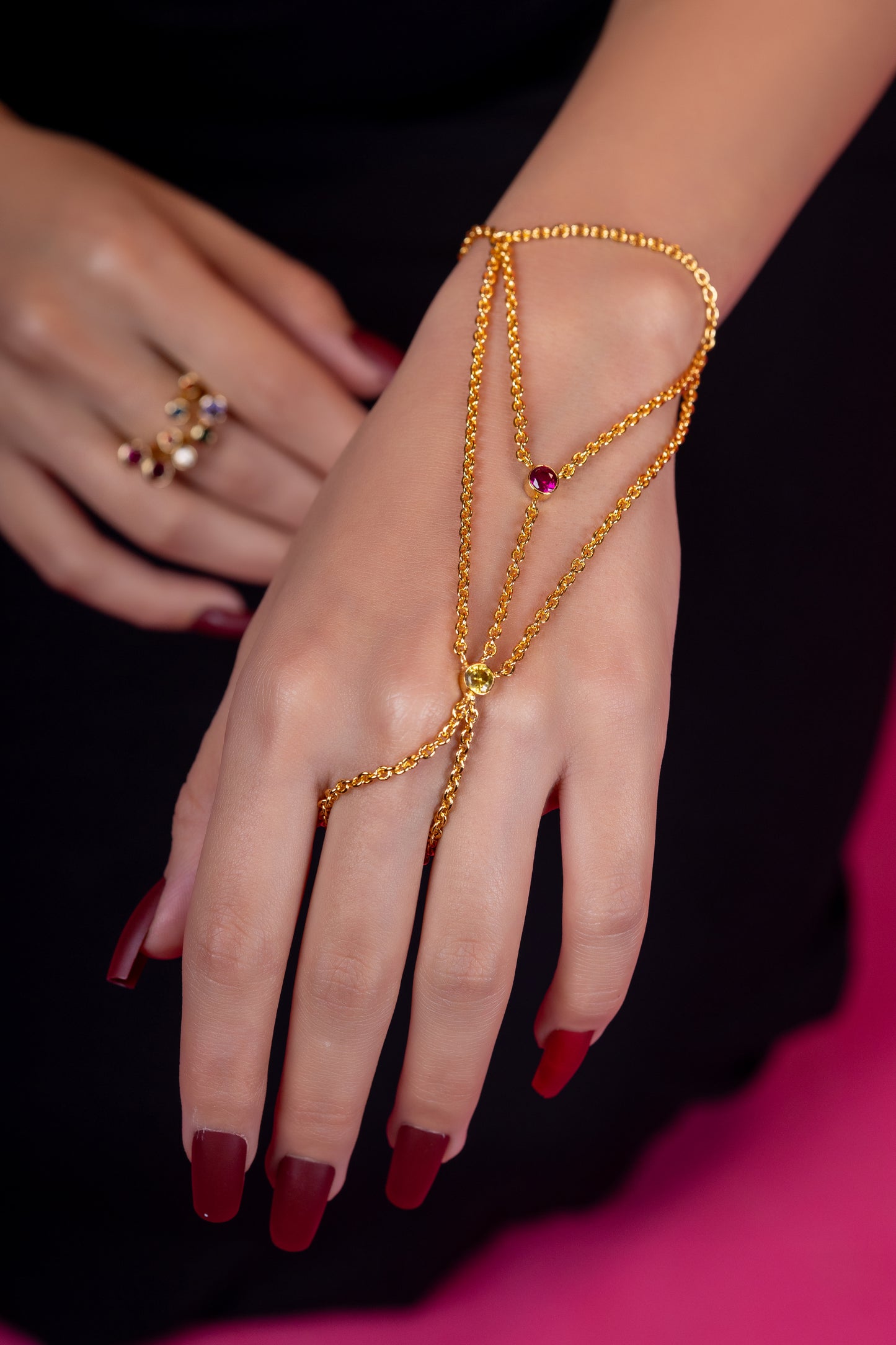 Gold - Celestial Harmony Hand Harness