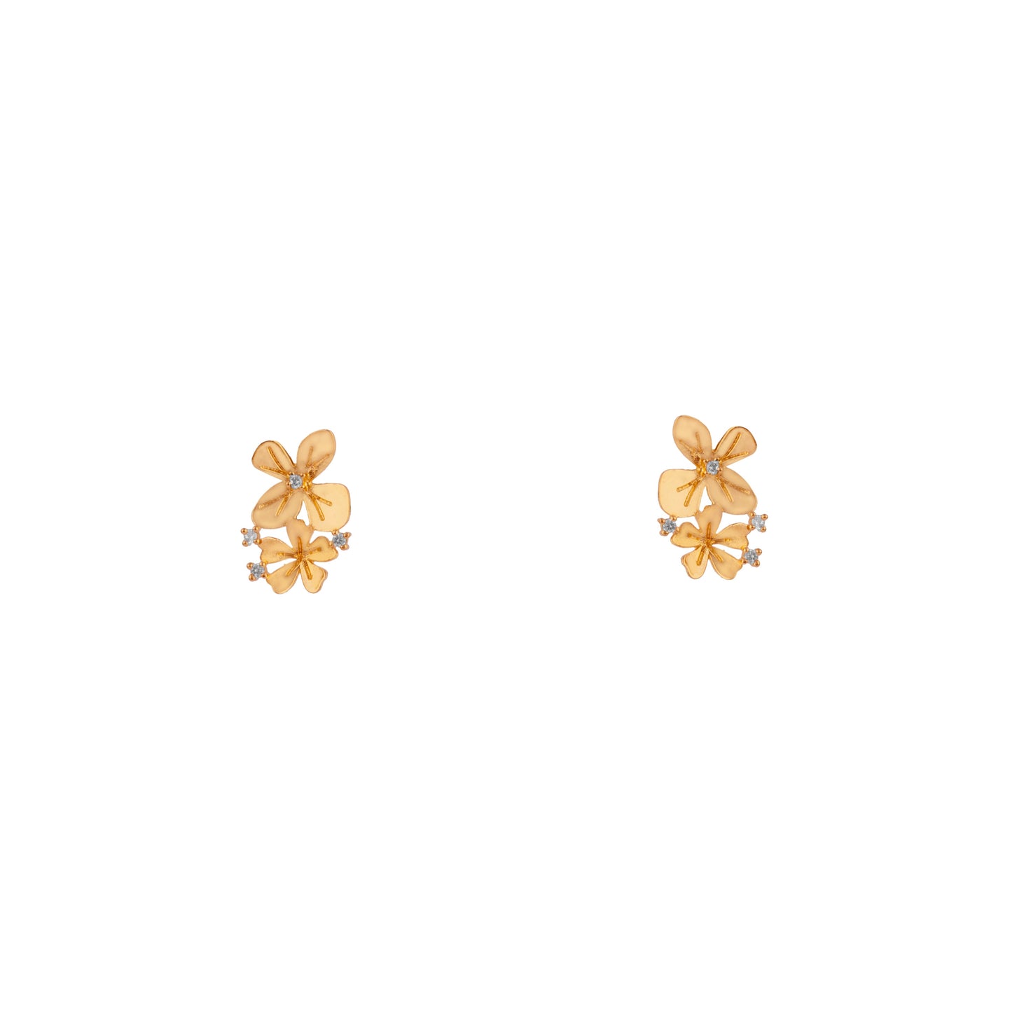 Meadow Bloom: Triple Petal Studs