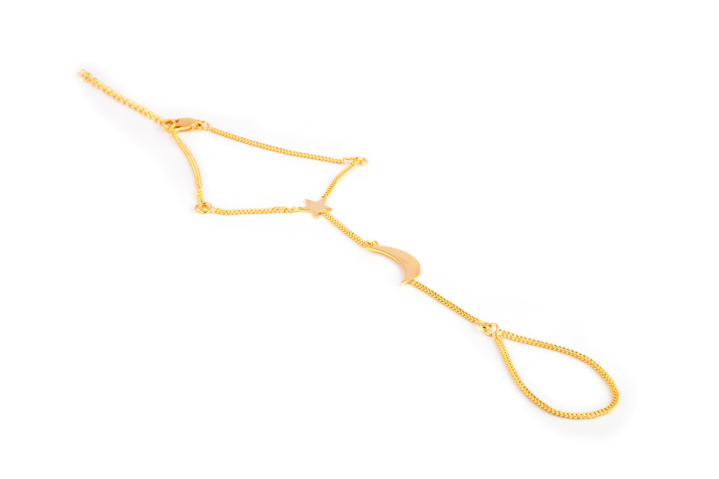 Gold- Lunar Grace hand harness