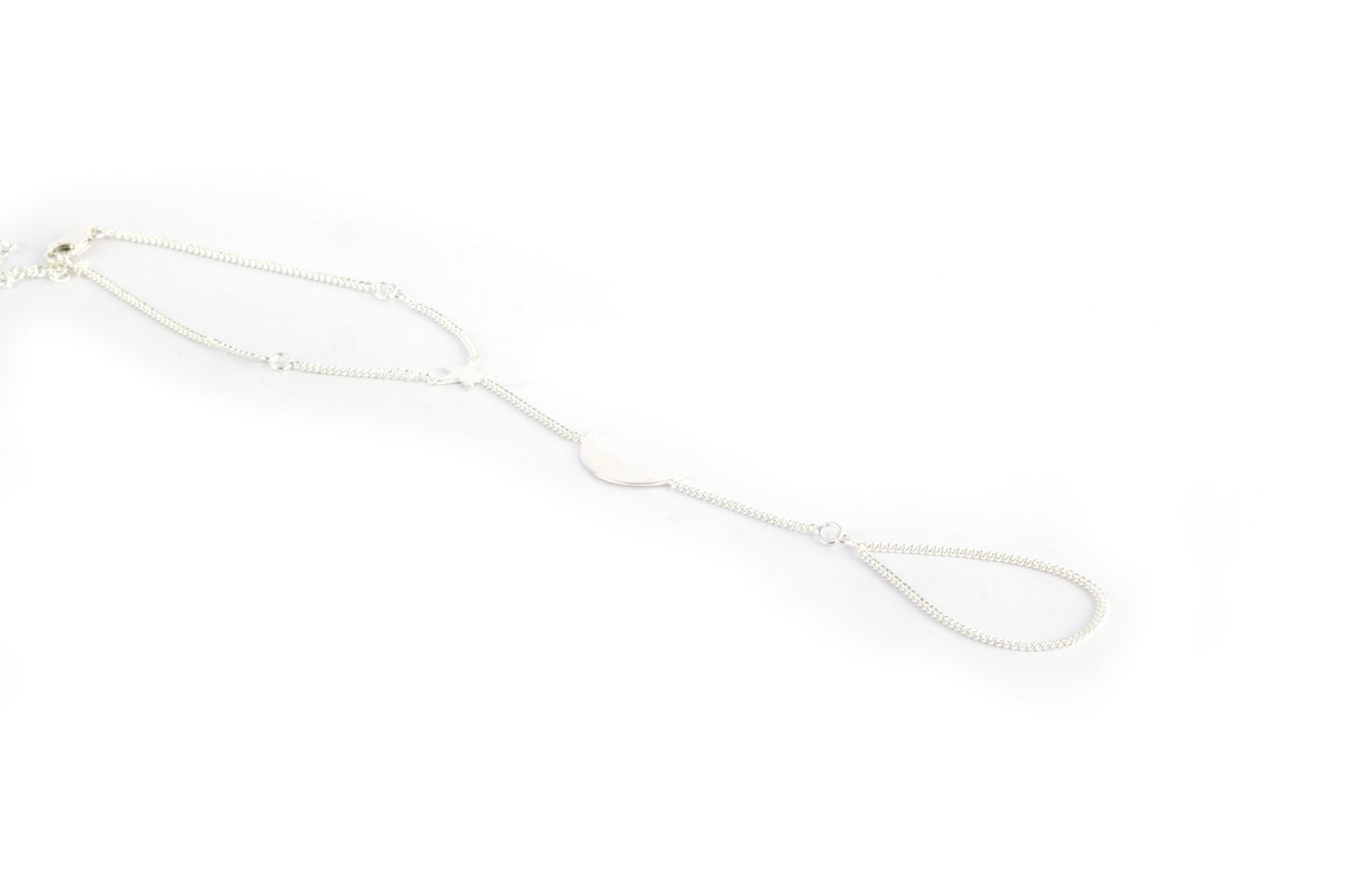 Silver- Lunar Grace hand harness