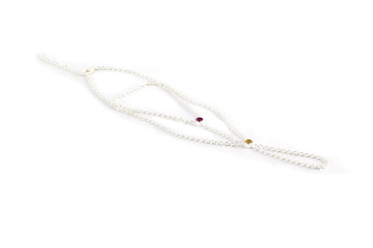 Silver - Celestial Harmony Hand Harness