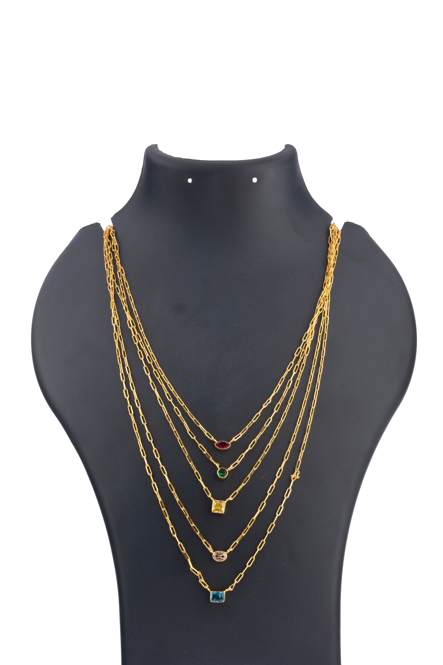 Aurora Royale – Multi-Gem Link Chain